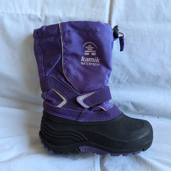Like New Kamik Sleet snow boots size 12 - Picture 4 of 7